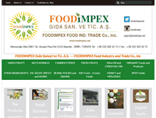 Tablet Screenshot of foodimpex.net
